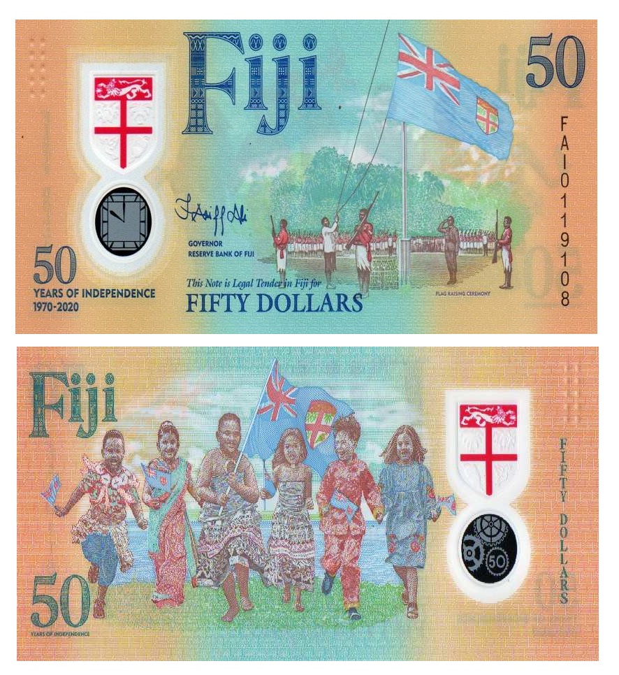 Fiji #W121  7 50 Dollars